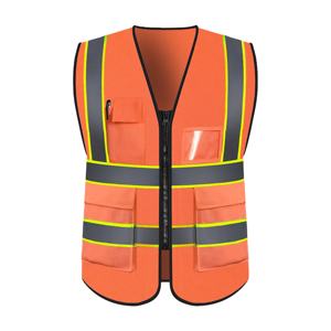 Vêtements de travail haute visibilité manches longues imperméables personnalisés Construction avec logo personnalisé Veste réfléchissante de sécurité Hi-is - Product Image 1