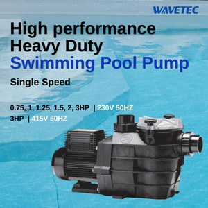 ปั๊มสระว่ายน้ำประสิทธิภาพสูงสำหรับงานหนัก ความเร็วเดียว 0.75HP-3HP 230V/415V 50Hz ปั๊มหมุนเวียนน้ำพร้อมระบบกรอง - Product Image 1