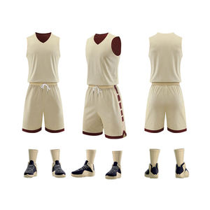 เครื่องแบบเสื้อบาสเก็ตบอลแบบสองด้านสำหรับผู้ใหญ่เยาวชนพิมพ์ชื่อโลโก้ตามสั่ง - Product Image 1