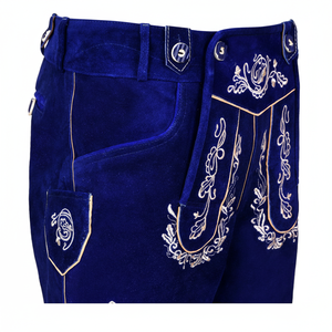 Kurz lederhose หนังแท้พร้อมโลโก้ที่กำหนดเองสำหรับผู้ชาย - Product Image 5