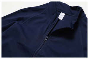 2024 vente en gros vêtements femmes Fitness 3 pièces Sport luxe automne fermeture éclair Gym Fitness ensemble manches longues ACTIF soutien-gorge et Yoga pantalon ensemble - Product Image 3