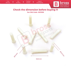 BCP036 10 Piezas de Cuerda de Repuesto para Mecanismo de Elevalunas Tipo BCP036 - Product Image 5