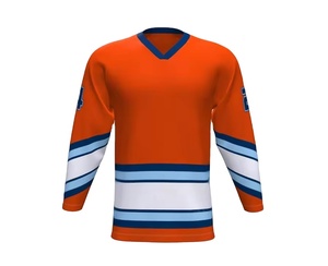 2022 vêtements de sport personnalisés chemises de hockey sur glace uniformes en polyester léger impression de logo personnalisé meilleur design équipement de sport en gros - Product Image 1