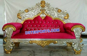 Stylish Bollywood Wedding Party Stage <b>Loveseat</b> New Design French Style Wedding Sofa Indian Wedding Bangle Ceremony <b>Loveseat</b> FIJI - Product Image 2