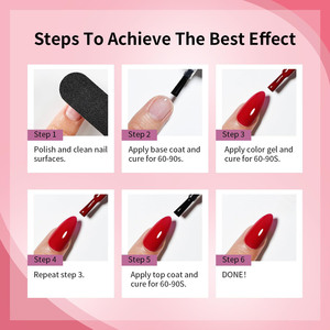 Bộ sơn móng tay gel 30 màu sắc rực rỡ |   Bộ dụng cụ làm móng tại nhà chuyên nghiệp UV/LED Soak Off - Product Image 2