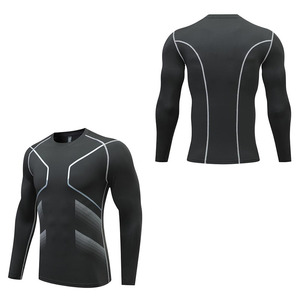 Camiseta Deportiva de Compresión para Gimnasio, Personalizada para Hombre, de Alta Calidad, Disponible a Precio de Mayoreo - Product Image 1