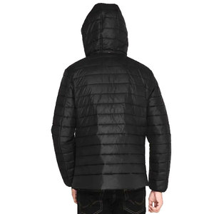 เสื้อแจ็คเก็ตขนเป็ดแบบลำลองของผู้ชายเสื้อโค้ทกันหนาวแขนยาวมีแผ่นปิดและซิปดีไซน์ตามสั่งแบบ2025 - Product Image 5