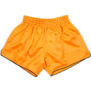 Pantalones Cortos de Boxeo Muay Thai Unisex al por Mayor, Suaves, Transpirables, con Logotipo Frontal, de Secado Rápido, 100% Poliéster - Product Image 4