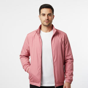 Veste coupe-vent pour homme en toile à col montant, respirante, séchage rapide, streetwear d'extérieur, hiver, OEM personnalisé, vêtements d'extérieur durables - Product Image 1