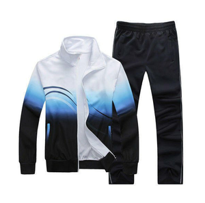 Venta Directa de Fábrica, Conjuntos Deportivos para Hombre, Transpirables, de Color Sólido, Ligeros, de Alta Calidad, con Cremallera - Product Image 2