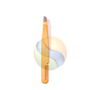 Peigne à sourcils en acier inoxydable durable pour le maquillage, l'entretien, peigne professionnel pour tailler les sourcils avec pince intégrée - Product Image 3