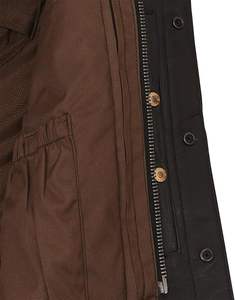 Gilet de moto classique à double fermeture en cuir noir de qualité supérieure pour hommes-Gilet de moto grande taille avec logo personnalisé - Product Image 3