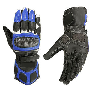 Gants de course de moto Gants de sport flexibles et respirants en cuir ou en cuir artificiel avec logo personnalisable - Product Image 5