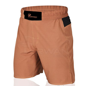 Short MMA d'entraînement solide personnalisé pour hommes-Spandex/Polyester à séchage rapide et respirant - Product Image 2