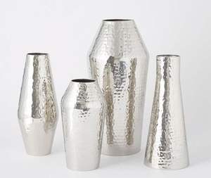 Sleek Metal Flower <b>Vase</b> Offering Refined Look For Centerpieces Shelves And Console Table Decor - Product Image 5