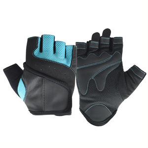 Guantes de invierno unisex de medio dedo con logotipo personalizado para gimnasio, entrenamiento, deportes, ciclismo, ejercicio en casa, transpirables, antideslizantes - Product Image 4