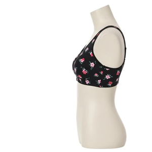 Sujetador con Estampado de Flocado Lavado Antibacteriano para Adultos, Tejido Suave y Transpirable, Soporte Cómodo para Uso Diario, Top de Ropa Interior Femenina - Product Image 4
