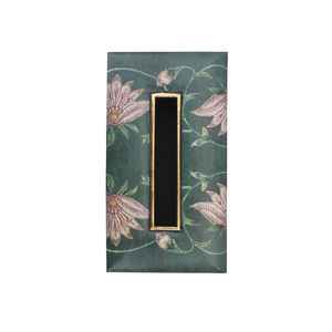 ที่ใส่กล่องทิชชูทำจากไม้ทำจากเรซิ่นลายดอกไม้สำหรับห้องน้ำและโต๊ะเครื่องแป้งงานฝีมือในอินเดีย - Product Image 3