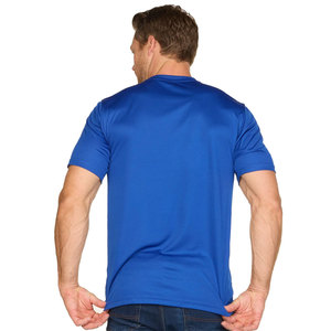 T-shirt de sport pour homme, à manches courtes, col rond, anti-transpiration, violet - Product Image 4