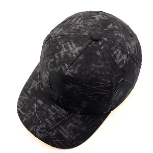 Casquette de baseball trucker à 6 panneaux personnalisable, style sport tendance, snapback avec visière incurvée, 100% coton, unisexe, pêche, plein air - Product Image 4