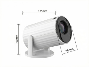 Pantalla de proyección motorizada de 120 pulgadas, proyector 4K profesional con faro LED - Product Image 6