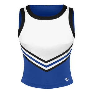 Crop tops de cheerleading pour femmes, personnalisables, respirants, impression par sublimation professionnelle, haute qualité, service OEM - Product Image 2