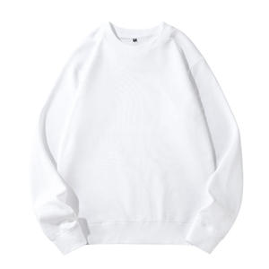 Sweat-shirt à capuche uni en coton unisexe avec broderie personnalisée pour enfants et adultes - Product Image 2