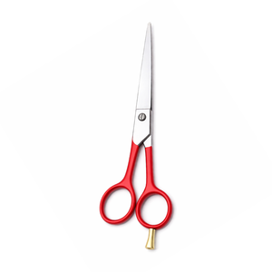 Tijeras de Peluquería Profesionales de 6.5 Pulgadas, Color Rojo, para Diestros, Mango Mediano, Acero Inoxidable 4Cr13, Hoja Afilada - Product Image 2