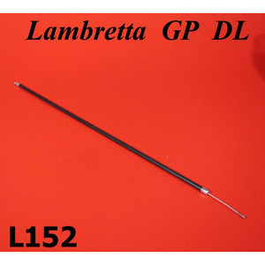 Cable de estrangulador negro Lambretta GP/DL - Product Image 1
