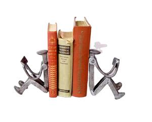 Juego de 2 sujetalibros de piña con acabado dorado de lujo para la decoración elegante de la oficina en casa y la estantería, hechos a mano de La India - Product Image 6