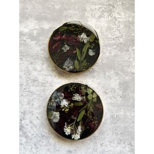 ชุดแผ่นรองแก้วเรซินสีดำสุดๆทำจากวัสดุพรีเมียม4ชิ้นและแผ่นรองแก้วราคาพิเศษ - Product Image 5