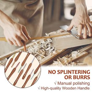 Aguja de ganchillo de madera recomendada para clases de ganchillo, aguja de ganchillo de madera económica con tacto premium a bajo costo - Product Image 4