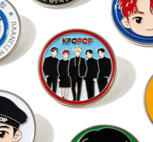 Pin de esmalte personalizado de Kpop, pin de solapa de metal para fans, fabricante de insignias de esmalte suave - Product Image 6