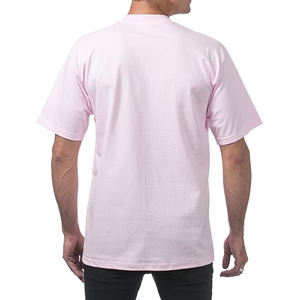 Camiseta informal de algodón 220 GSM 100% para hombre, camiseta en blanco de talla grande de punto personalizada de alta calidad, camiseta transpirable de manga corta de peso pesado - Product Image 6