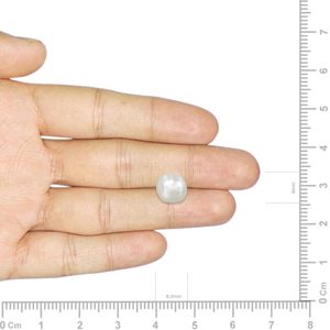 Perlas Sueltas Barrocas de Agua Dulce, Color Blanco Rosado Natural, Forma de Arroz, 3.41 Quilates, Perla Basra, para Joyería, Orificio Personalizado - Product Image 3