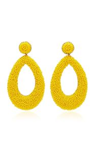 Boucles d'oreilles en perles de rocaille de verre légères brodées à la main-Bijoux de mode pour une utilisation en fête - Product Image 2