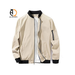 Hommes Biker Bomber Jacket Flight Street Coat Bomber Jacket Embroidery Patch - Product Image 2