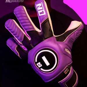 ABILITY KEEPERS Premium <b>Latex</b> Grip Pro Goalkeeper Gloves Black Embossed Backhand Logo Made of Durable <b>Rubber</b> inject - Product Image 4