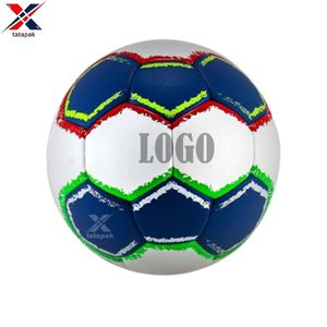 Ballon de football en cuir PVC de haute qualité, taille 5, durable, pour adultes et enfants, divertissement, entraînement professionnel, vente en gros - Product Image 1