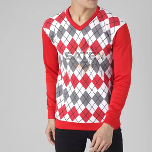 Sweat-shirt unisexe en molleton de coton chaud d'hiver, col rond, décontracté, motif uni, doublure douce, technique de teinture unie, OEM brodé - Product Image 3