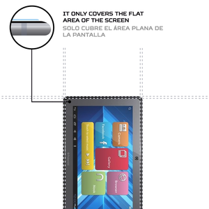 Protector de pantalla ANTISHOCK para tableta Polaroid 101, cubierta protectora premium - Product Image 4