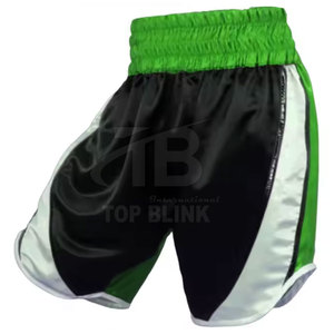 2025 Premium Sports Apparel Private Label Patrón sólido Pantalones cortos de boxeo para hombres - Product Image 1