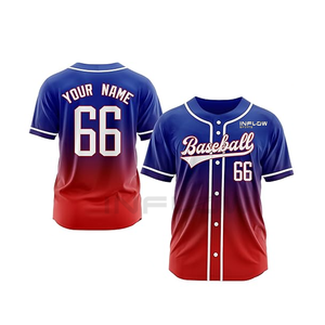 Camisetas de Béisbol y Sóftbol Americanas Personalizadas Baratas, Uniformes Transpirables en 3D de Talla Grande, Conjuntos de Uniformes Personalizados en Blanco Baratos al por Mayor - Product Image 5