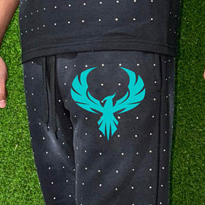 Nouvel arrivage Ensemble pantalon et t-shirt décontracté pour hommes, respirant, rue principale, conception personnalisée, ensemble t-shirt deux pièces - Product Image 3