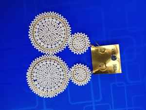 Multi Coloured <b>Beaded</b> Fashion Earrings in <b>Assorted</b> Colours and Fashionable Styles for Resale by Fashion Stores. - Product Image 5