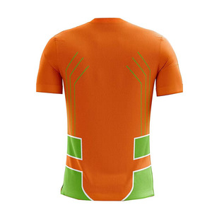 Nouveau style 2025 – Maillot de football personnalisé par sublimation pour adulte, qualité supérieure, 100 % polyester respirant, manches courtes, personnalisable pour la vente en ligne - Product Image 2