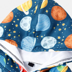 Vêtements de mode, sweats à capuche en coton mélangé pour hommes, sweats à capuche surdimensionnés personnalisés pour hommes - Product Image 2