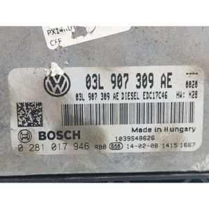 CENTRE DE COMMANDE MOTEUR (ECU) VOLKSWAGEN Tiguan 2ème Série 03L907309AE CFFB Diesel 1968 (11>15) - Product Image 3