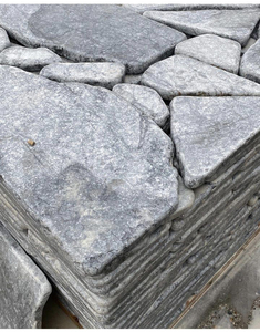 2025 bạc đá tự nhiên ngoài trời Vườn bước <span class=keywords><strong>flagstone</strong></span> kích thước bất thường điên lát đá gạch cho đường lái xe được thực hiện trong TURKIYE - Product Image 5