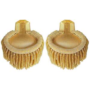 Hombreras Bordadas de Alta Calidad para Coser, Hombreras Francesas con Tela de Lona, Hombreras Personalizables - Product Image 2